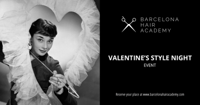 Barcelona Hair Academy Valentine date event